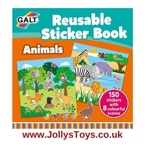 Animals Reusable Sticker Book